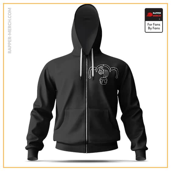 Classic Snoop Dogg Braids Icon And Silhouette Zip Hoodie RM0310