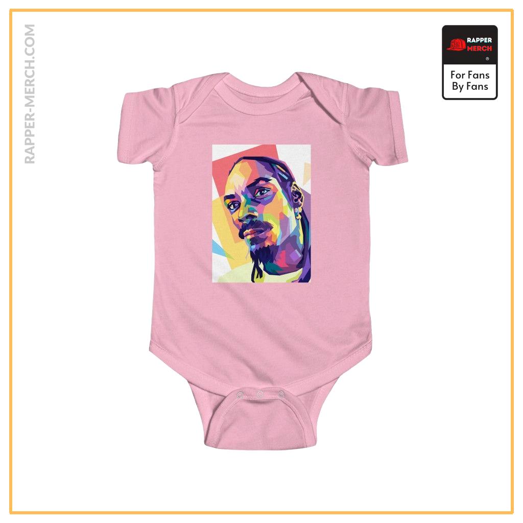 Classic Snoop Doggy Dogg Portrait Colorful Art Baby Bodysuit RM0310