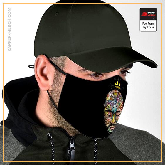 Colorful 2Pac Shakur Head Art Gangsta Thug Life Face Mask RM0310