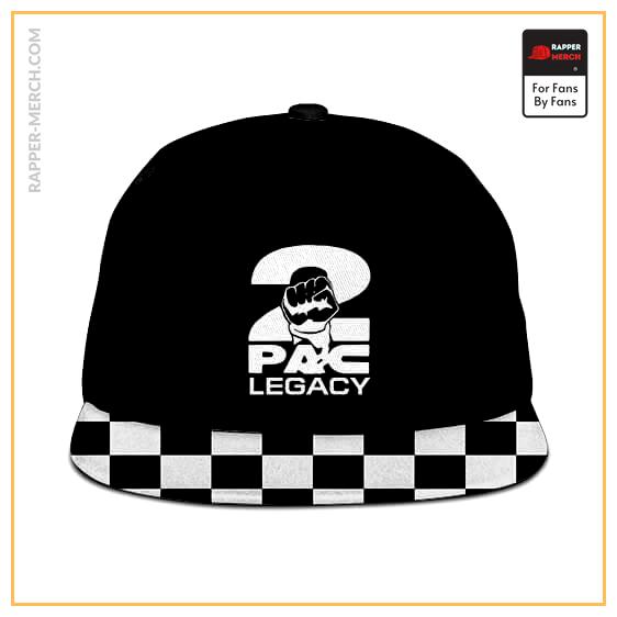 Cool 2Pac Shakur Legacy Thug Life Black Snapback Cap RM0310