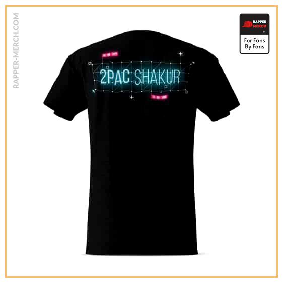 Cool 2Pac Shakur Neon Lights Art T-Shirt RM0310