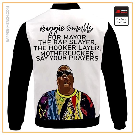 Cool Biggie Smalls For Mayor The Rap Slayer Varsity Jacket RP0310