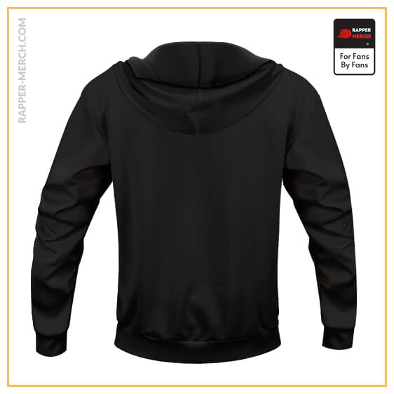 Cool Snoop Dogg Braids Silhouette Black Hoodie Jacket RM0310
