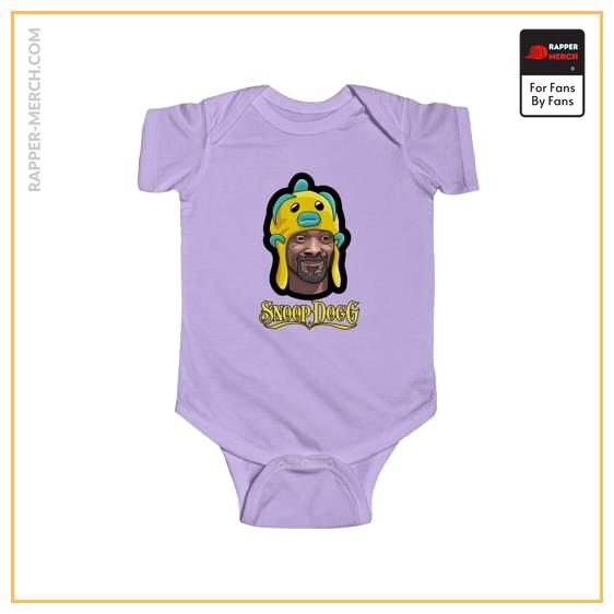 Cool Snoop Dogg In Fish Hat High And Faded Baby Romper RM0310