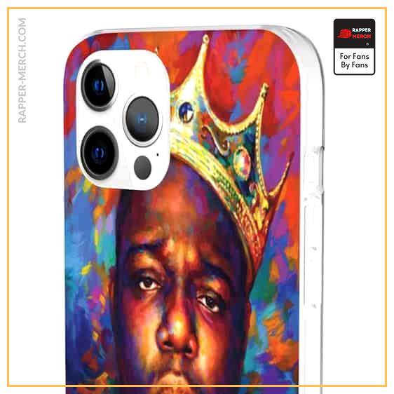Crowned Biggie Smalls Abstract Multicolor Art iPhone 12 Cover RP0310