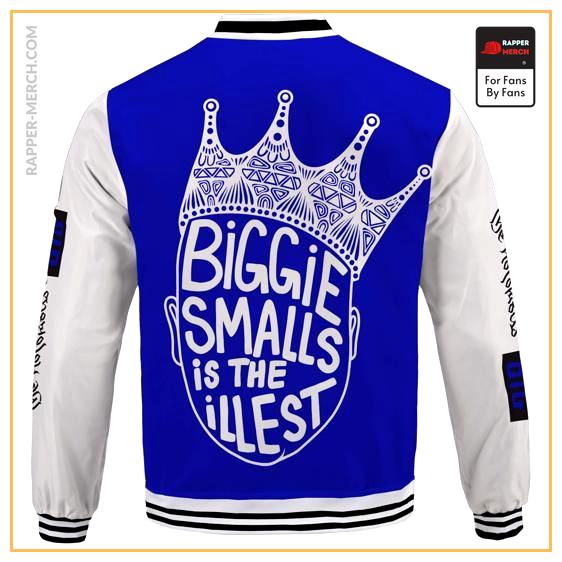 Crowned Biggie Smalls Is The Illest Icon Blue Varsity Jacket RP0310