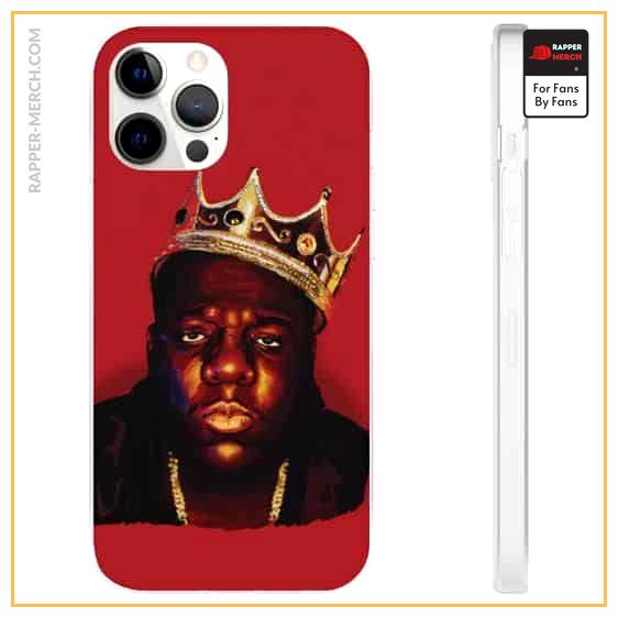 Crowned Gangsta Rapper Notorious B.I.G. Red iPhone 12 Case RP0310