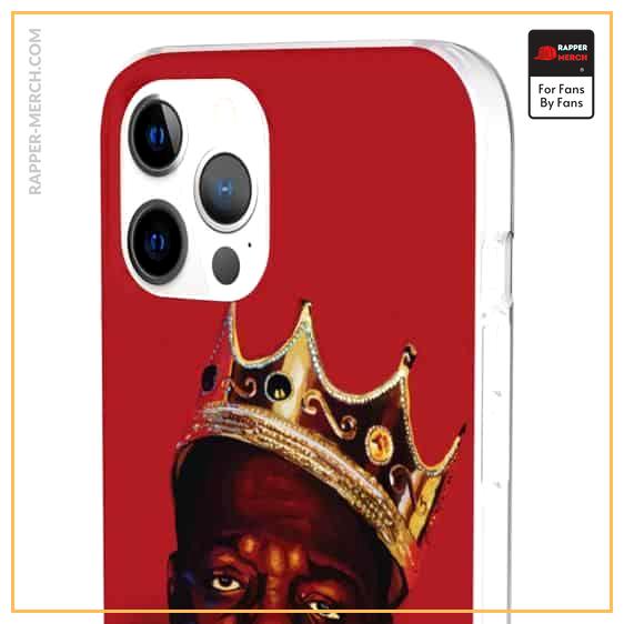 Crowned Gangsta Rapper Notorious B.I.G. Red iPhone 12 Case RP0310