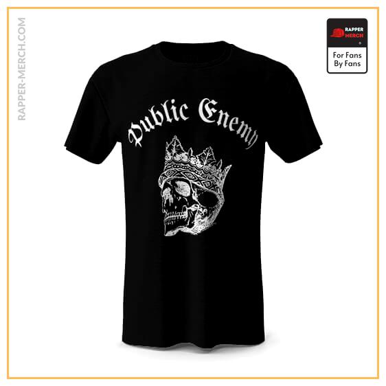 Crowned King Skull Art Epic Public Enemy Shirt RM0710