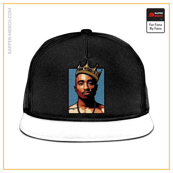 Crowned Tupac Shakur Tribute Rap Legacy Snapback Hat RM0310