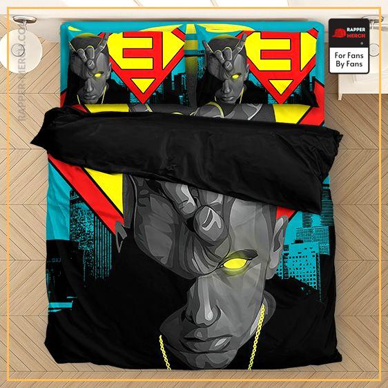 Devil Horns And Halo Eminem Superman Logo Bedclothes RM0310