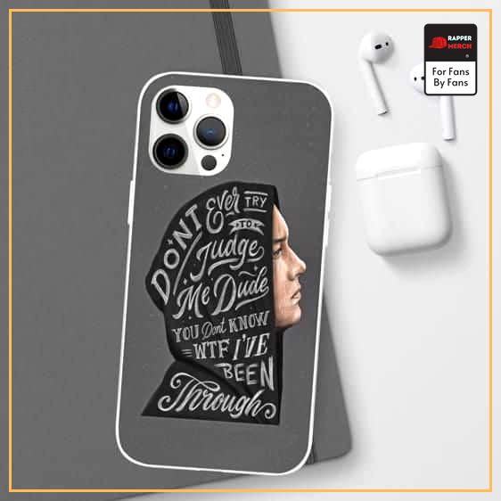 Don't Ever Try To Judge Me Dude Eminem Gray iPhone 12 Case RM0310