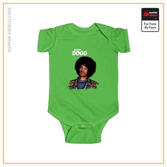 Dope Afro Snoop Dogg Vector Art Portrait Cool Baby Bodysuit RM0310