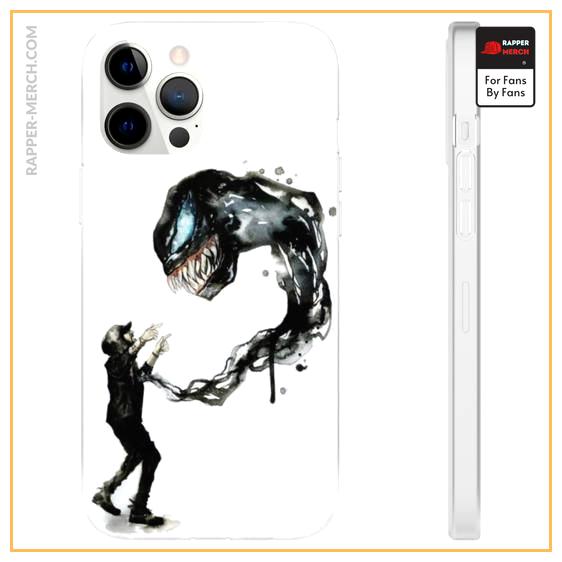 Dope Eminem And Venom White iPhone 12 Fitted Cover RM0310