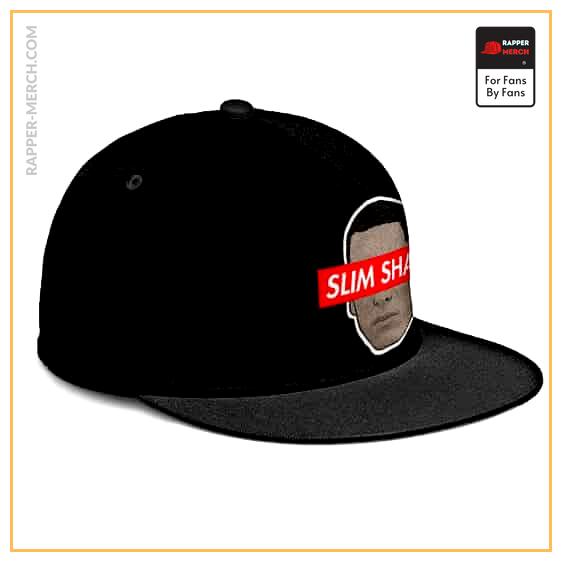 Dope Slim Shady Head Art Supreme Parody Black Snapback RM0310
