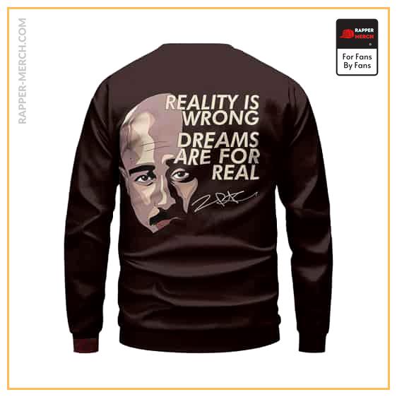 Dreams Are For Real 2Pac Makaveli Artwork Crewneck Sweater RM0310