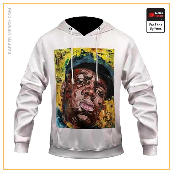 East Coast Rapper The Notorious B.I.G. Painting Dope Hoodie RP0310