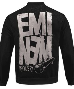 Eminem Album Cover Recovery Mic Art Unique Bomber Jacket RM0310