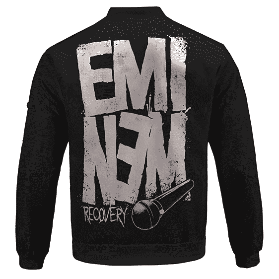 Eminem Album Cover Recovery Mic Art Unique Bomber Jacket RM0310