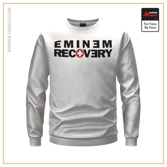 Eminem Album Recovery 10 Symbol White Crewneck Sweater RM0310