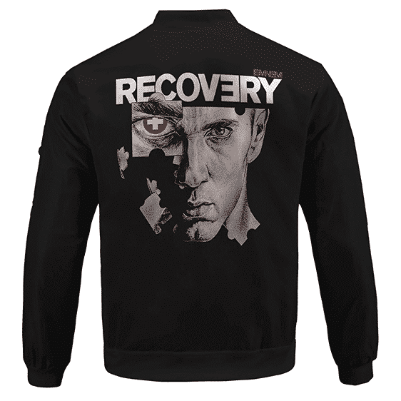 Eminem Face Recovery Jigsaw Puzzle Artwork Bomber Jacket RM0310