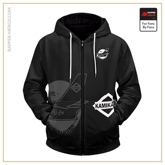 Eminem Kamikaze Album Logo Art Black Zip Hoodie Jacket RM0310