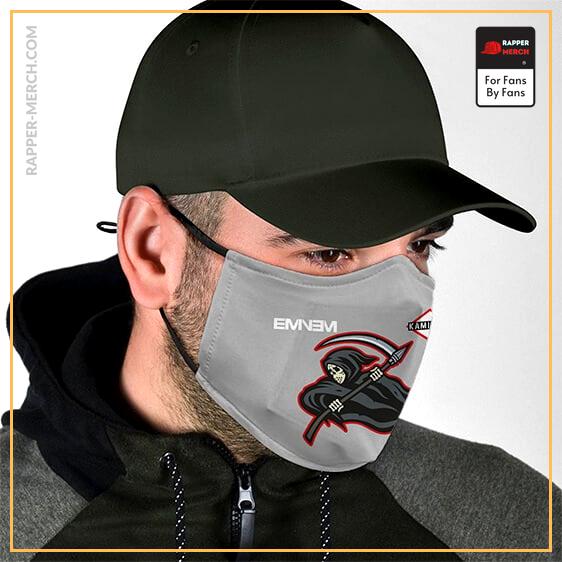 Eminem Kamikaze Grim Reaper Logo Epic Gray Face Mask RM0310