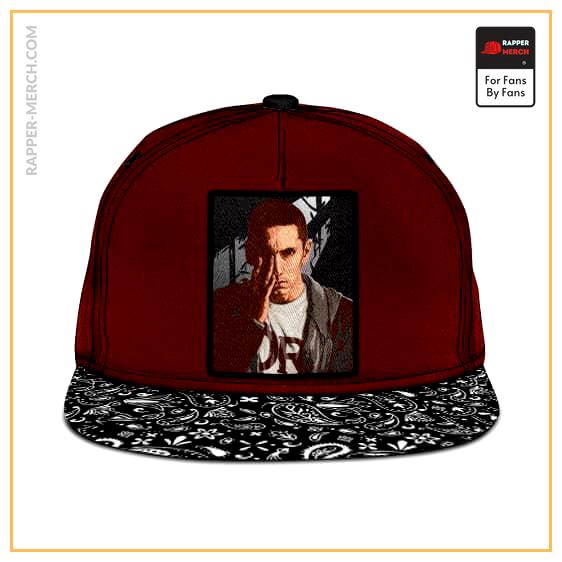 Eminem Marshall Mathers Art Bandana Pattern Snapback Cap RM0310
