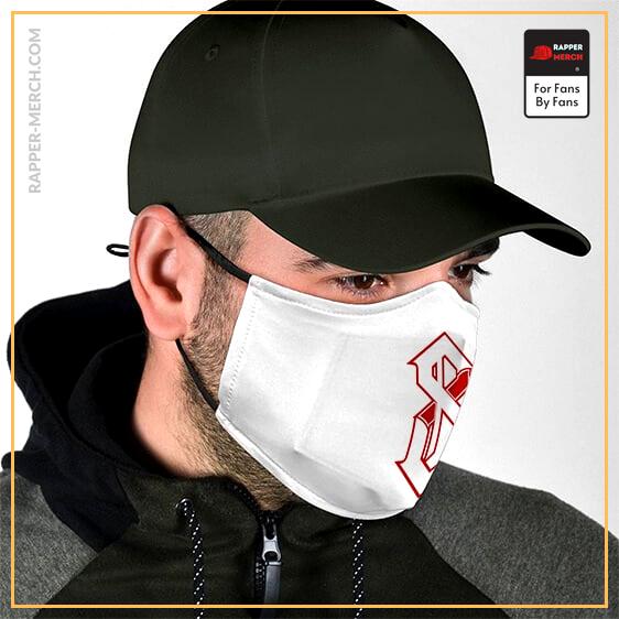 Eminem Mile 8 Minimalist Logo White Filtered Face Mask RM0310