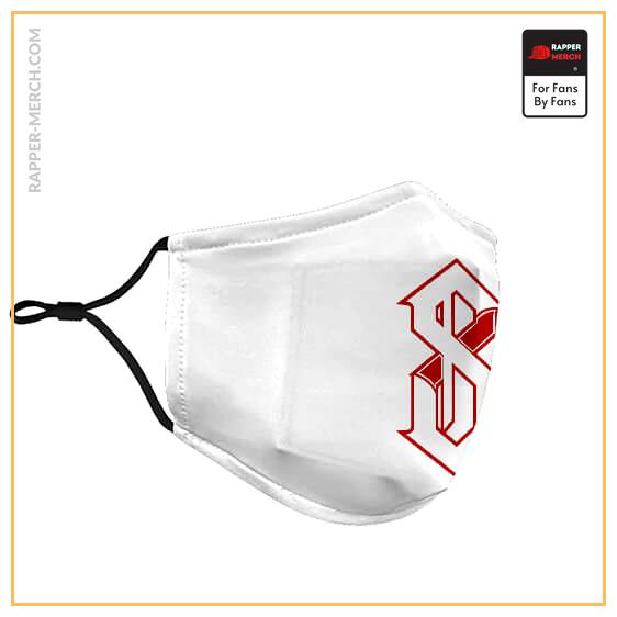Eminem Mile 8 Minimalist Logo White Filtered Face Mask RM0310