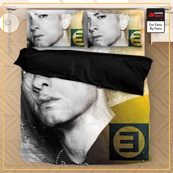Eminem Monochrome Image And Icon With Yellow Hue Bed Linen RM0310