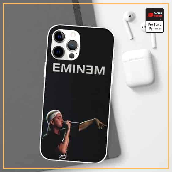 Eminem Performing His Craft iPhone 12 Fitted Cover RM0310