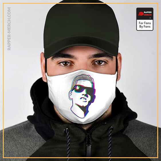 Eminem Rap God Glitch Artwork Awesome White Face Mask RM0310