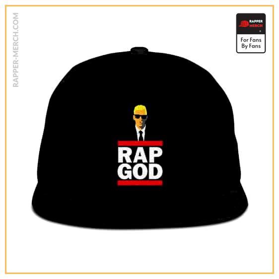 Eminem Rap God Minimalist Art Awesome Black Snapback Cap RM0310