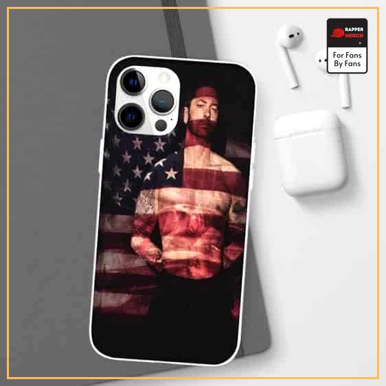 Eminem Revival Album Cover American Flag iPhone 12 Case RM0310