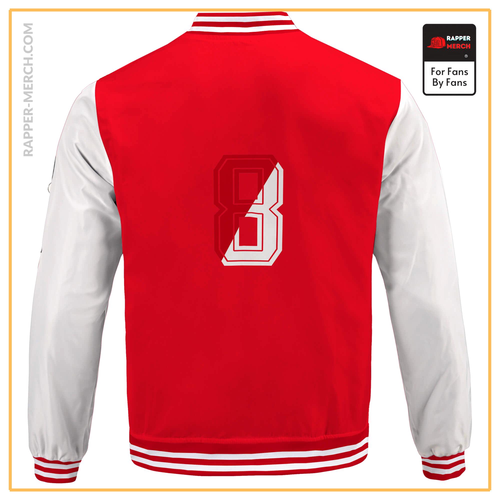 Eminem Shady Limited 8 Mile Cool Red & White Varsity Jacket RM0310