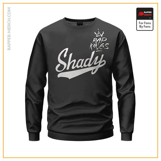 Eminem Shady Records Rap Kings Logo Black Sweatshirt RM0310