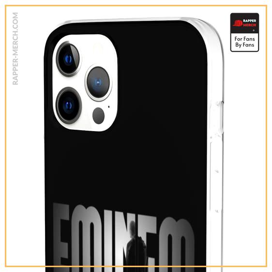 Eminem Silhouette Name Logo Black iPhone 12 Bumper Cover RM0310