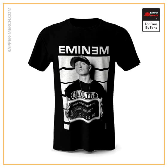 Eminem Slim Shady Mug Shot Badass T-Shirt RM0310