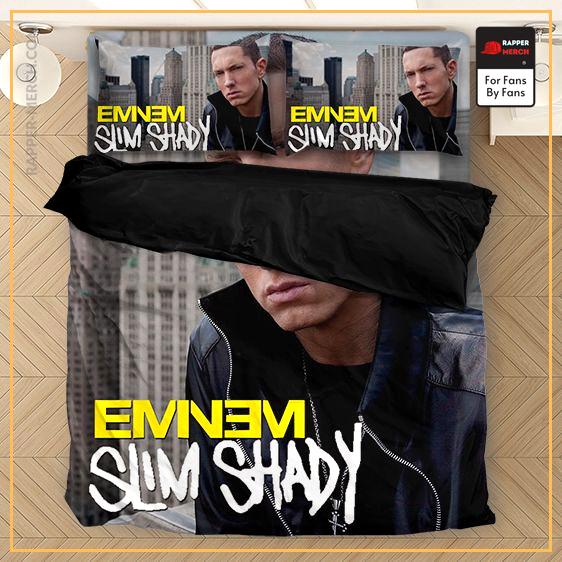 Eminem Slim Shady Skyscraper Background Bedclothes RM0310