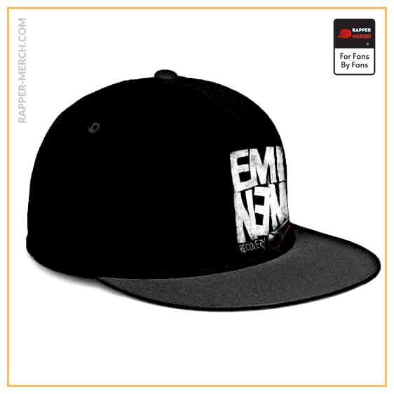 Eminem Studio Album Recovery Mic Art Black Snapback RM0310
