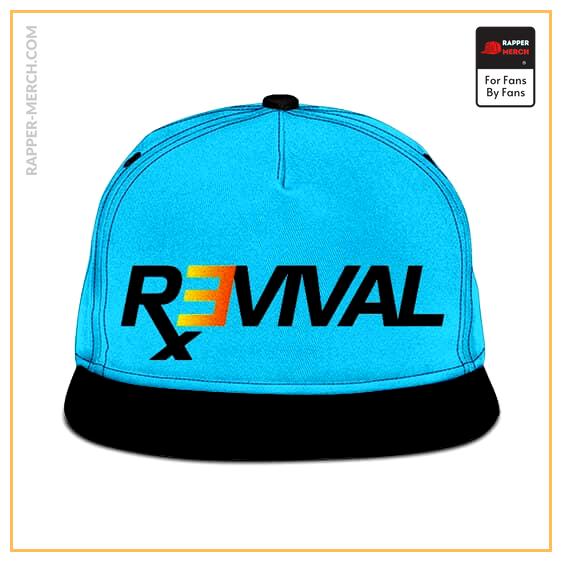 Eminem Studio Album Revival Minimalistic Logo Blue Snapback RM0310