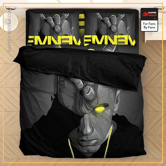 Epic Eminem Devil Horns And Angel's Halo Bedclothes RM0310