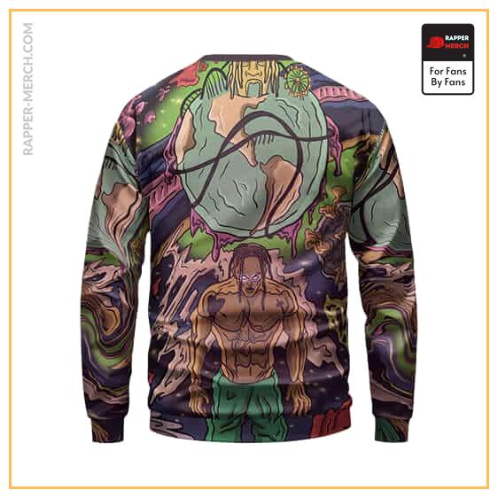 Epic Travis Scott Astroworld Sicko Mode Artwork Sweatshirt RM0410