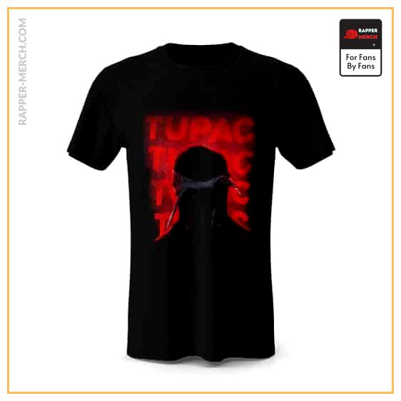 Epic Tupac Amaru Silhouette Neon Red Shirt RM0310