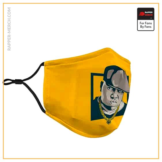 The Notorious B.I.G. Vibrant Yellow Amazing Face Mask RP0310