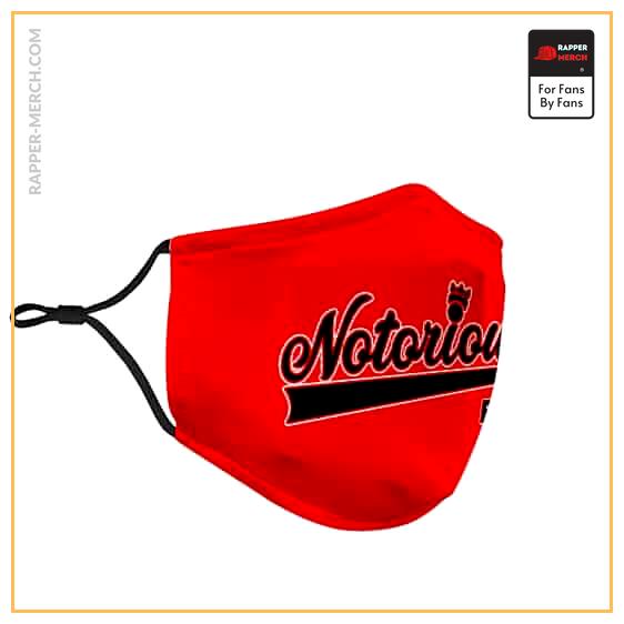 The Notorious Big Poppa Awesome Logo Red Face Mask RP0310