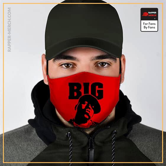 Big Poppa Amazing Silhouette Red Cloth Face Mask RP0310