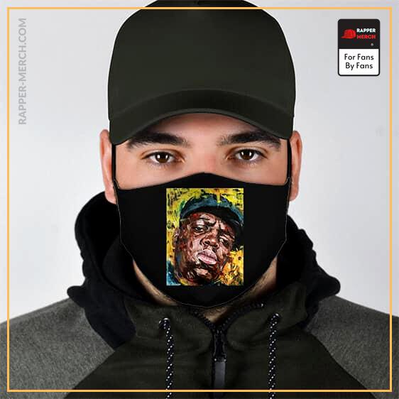 The Notorious B.I.G. Oil Portrait Artwork Cloth Face Mask RP0310