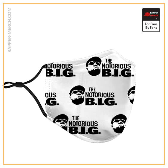 The Notorious B.I.G. Icon White Pattern Face Cloth Mask RP0310